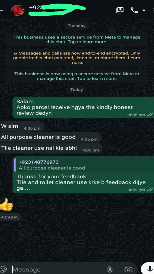 Customer review