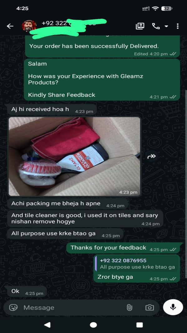 Customer review