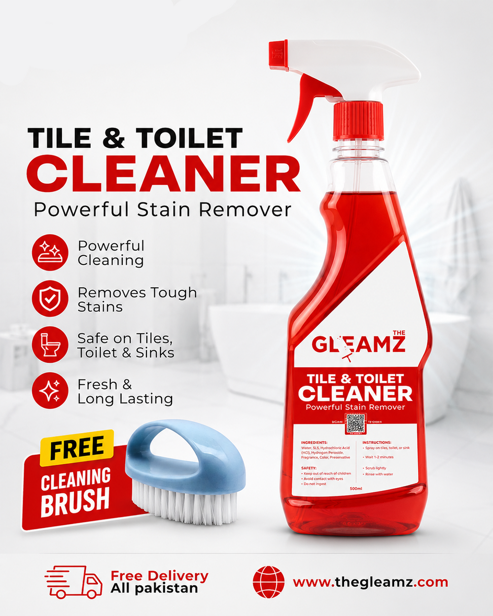 Tile and Toilet Cleaner - My Store