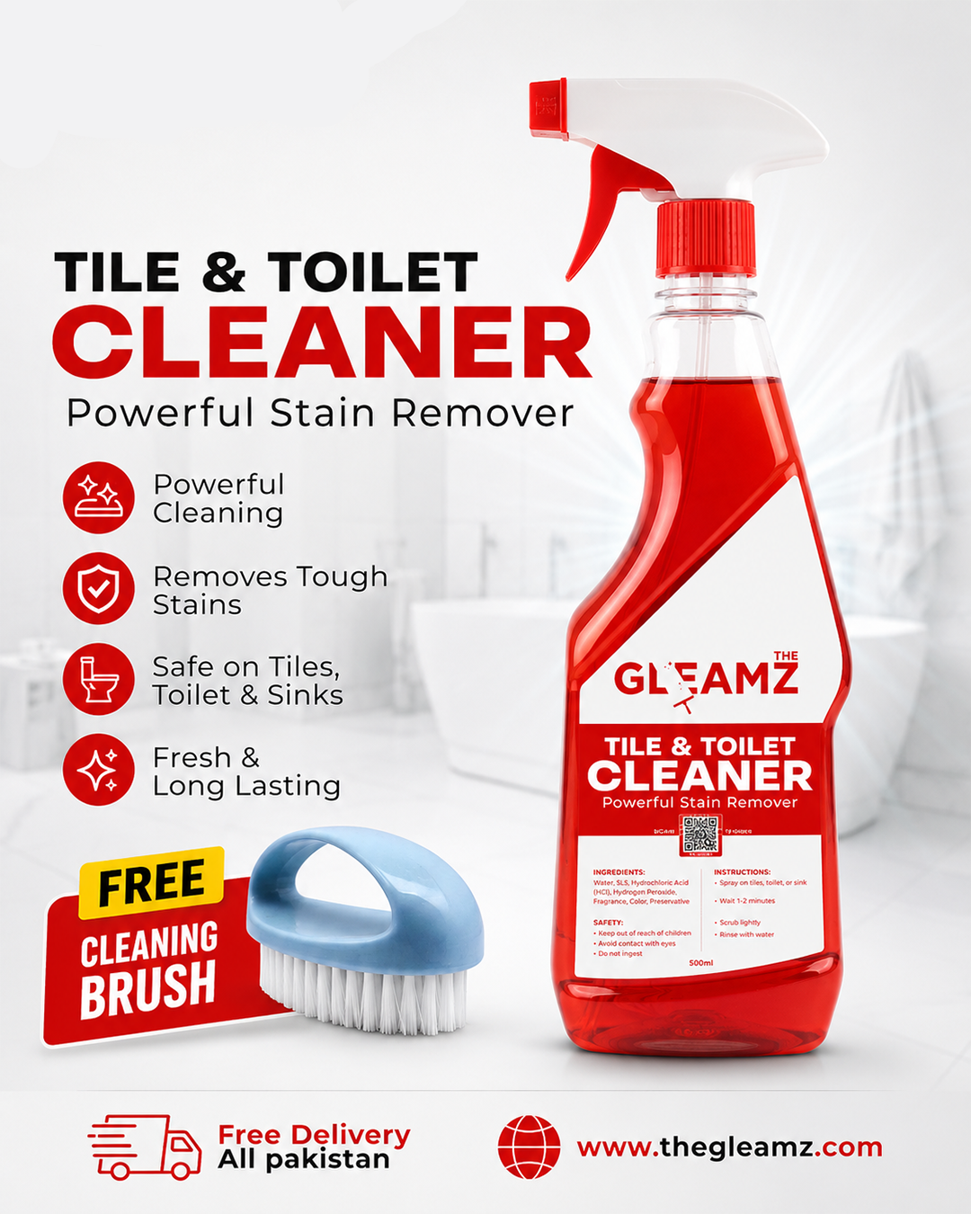 Tile and Toilet Cleaner - My Store